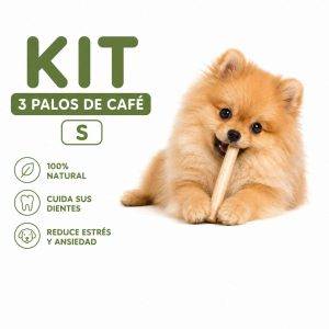 Palos de Café S para Perros (Kit x3 con Envío Gratis) | Mordedor Natural Antiansiedad
