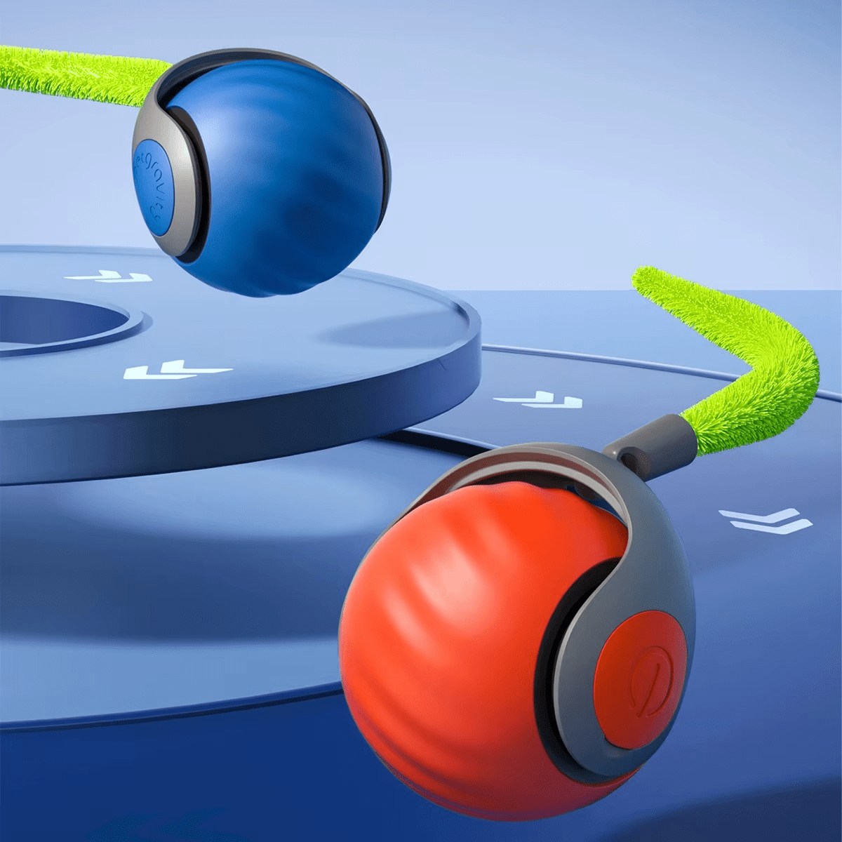 Pelota Interactiva Automática para Gatos Recargable | Juguete Inteligente con Movimiento Aleatorio - Imagen 2