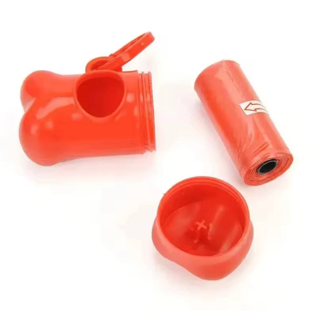 Hueso Porta Bolsas para Perros con Rollo Incluido | Dispensador para Paseo - Imagen 2