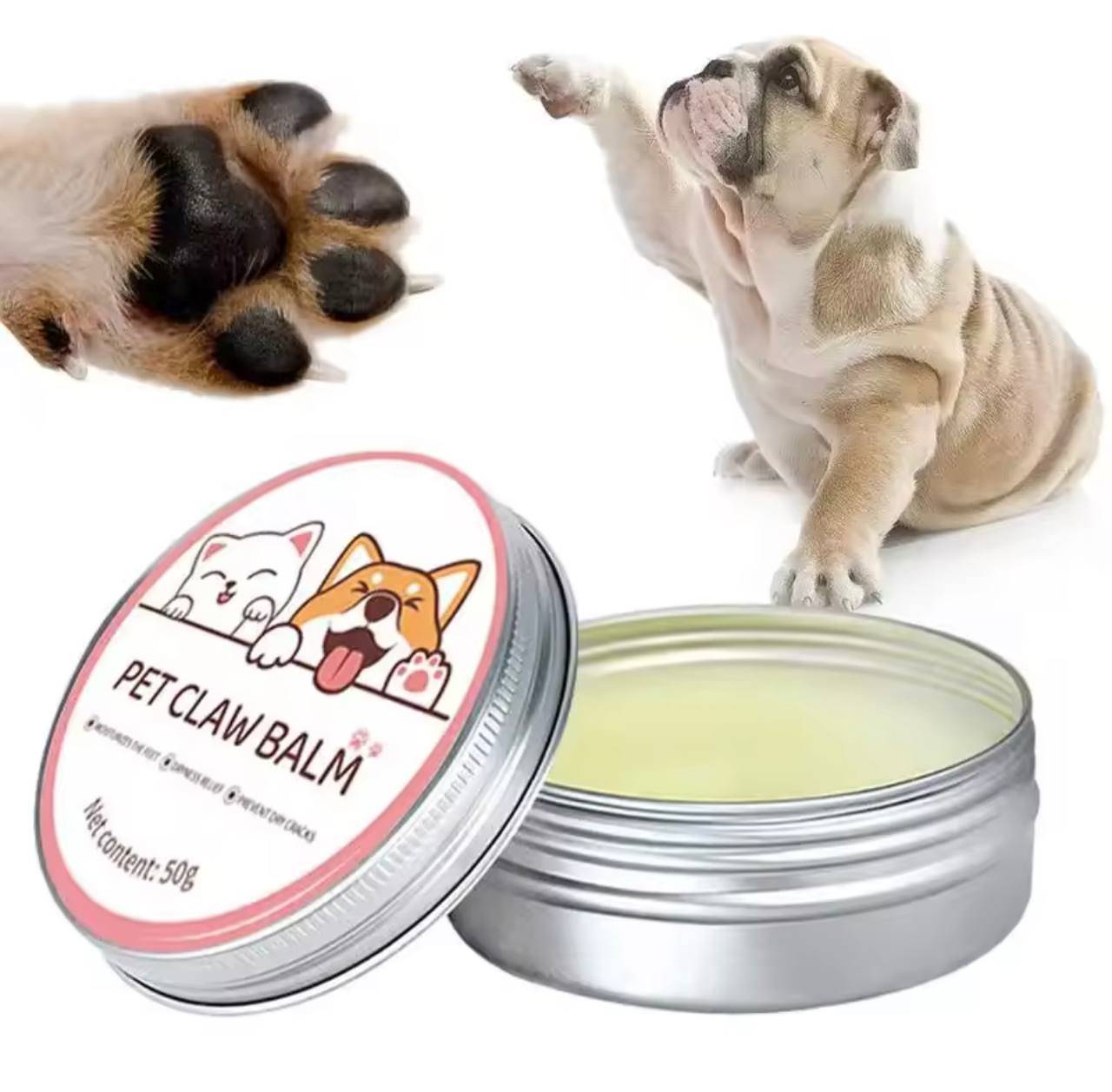 Crema Hidratante para Patas y Nariz de Perros y Gatos | Cuidado de Almohadillas